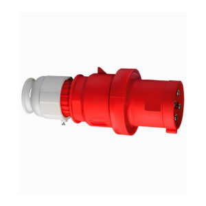 Enchufe aéreo 63A 3P+N+T 415V rojo