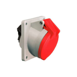 Toma empotrable 16A 3P+N+T 415V rojo