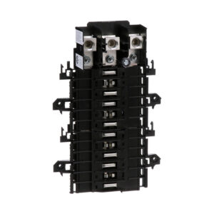 Base de montaje 240VAC 3 fases  200A 24 circuitos-SCHNEIDER