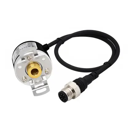 Encoder rotativo incremental 40mm tipo flecha hueca ciega E40HB10-10-6-L-24-C-AUTONICS