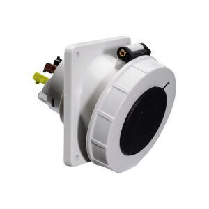 Toma empotrable16A 3P+T 500V IP67 negro-BALS