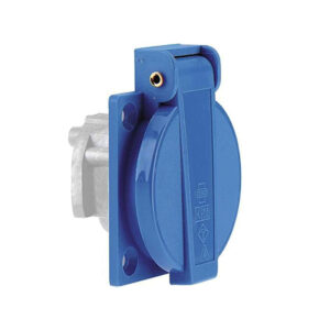 Toma empotrable Schuko 16A 2P+T 250V azul IP67 BALS