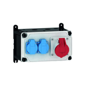 Caja combinada variabox -S IP44 gris 16A 4P+T 400V -BALS