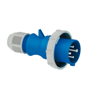 Enchufe aéreo 16A 3P+T 250V IP67 azul-BALS
