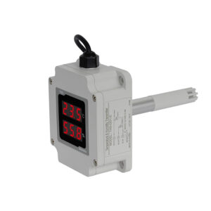 Transductor humedad/temperatura c/pantalla 3 dígitos,salida: 4-20mA 24VCC IP65-AUTONICS