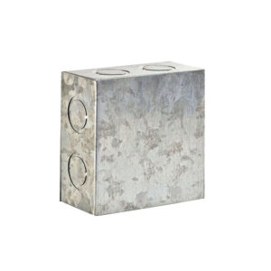 Caja de pase metalica 4x4x2" NACIONAL