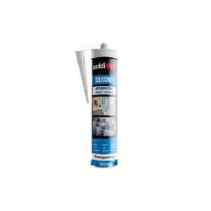 Silicona multiusos transparente 280ml SOLDIMIX