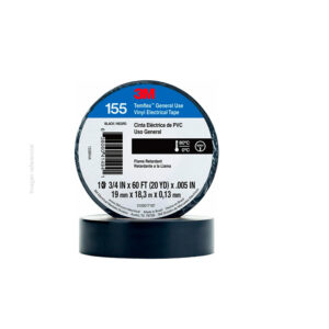 Cinta aislante temflex 155 VINILO 3/4"X 18MTS NEGRO-3M