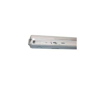 Equipo hermetico INDICO 1X18W, T8 600MM, IP65
IK08, 220-240VAC (SIN BALASTRO, SIN
LAMPARA)-NAVIA