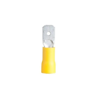 Terminal Aislado Nylon Tipo Macho [ØD 5.7mm] Amarillo (Cable 12-10 awg) STARKER
