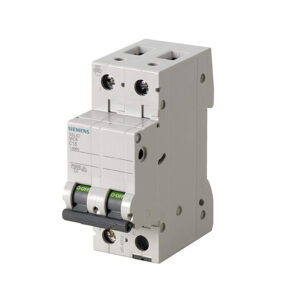 INTERRRUPTOR RIEL 2P 63A 20KA SIEMENS