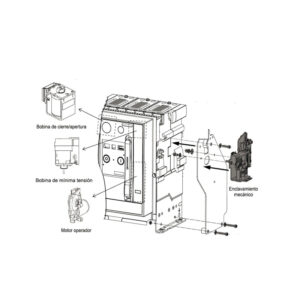 Separadores de fases, 2 und., H=100mm P/ 3VA10, 3VA11 - SIEMENS