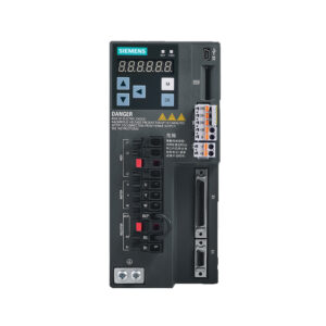 Variador de frecuencia SINAMICS V90, con PROFINET Tensión de entrada: 380-480 V 3 A -15 %/+10 % 2,6 A 45-66 Hz Tensión de salida: 0 – Entrada 2,1 A 0-330 Hz - HP 1-0.75 kW Grado de protección: IP20 - SIEMENS