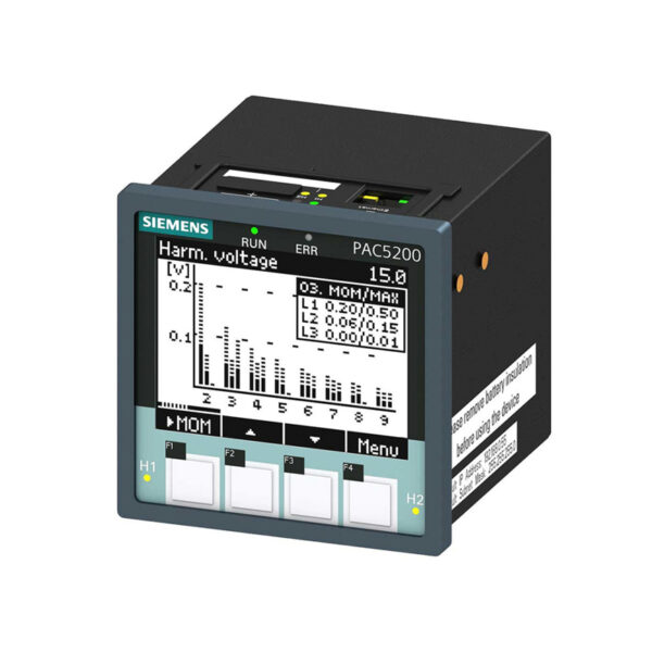 Thd Display SENTRON PAC5200, LCD display gráfico, + 200 variables, (incl. Energía ...