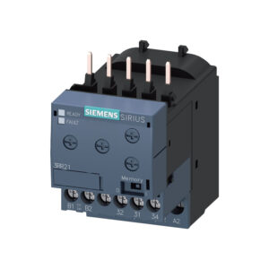 Relé de vigilancia, adosable a contactor 3RT2, Tamaño S00 Basic, 1,6-16 A, 20-400 Hz, 2 fases Alimentación 24-240 V AC/DC 1 - SIEMENS