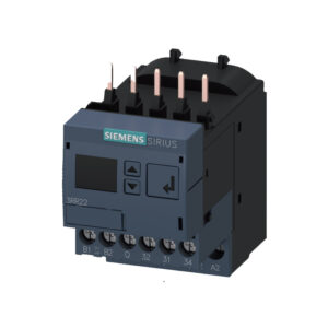 Relé de vigilancia, adosable a contactor 3RT2, Tamaño S00 Standard, 1,6-16 A, 20-400 Hz, trifásico Alimentación 24-240 V AC/DC 1 e - SIEMENS