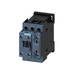 Contactor de potencia, AC-3e/AC-3, 12 A, 5,5 kW/400 V, 3 polos, 110 V CA, 50/60 Hz, contactos auxiliares: 1 NA + 1 NC - SIEMENS