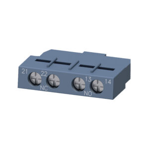 Contacto auxiliar 1NA + 1NC, montaje frontal S00 - S3. - SIEMENS