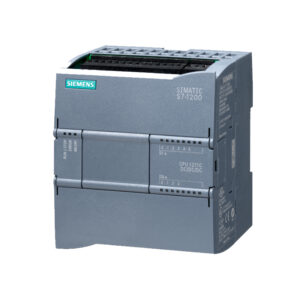 PLC SIMATIC S7-1200, CPU 1214C, CPU compacta, DC/DC/DC, E/S integradas: 14 DI 24 V DC; 10 DO 24 V DC; 2 AI 0-10 V DC, alimentación: DC 20,4-28,8 V DC – SIEMENS