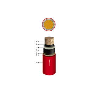 CABLE ELECTRICO MEDIA TENSION 18/30KV 1X50MM2 ROJO PH N2XSY INDECO