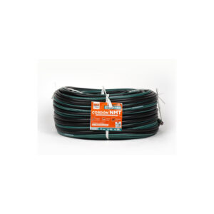 CABLE ELECTRICO 500V VULCANIZADO 2X12AWG NEGRO NMT PC INDECO