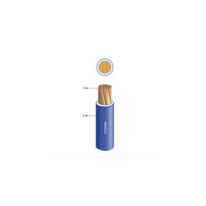 CABLE  ELECTRICO 750V LIBRE HALOGENO 1.5MM2 AZUL FREETOX-PC NH90 INDECO