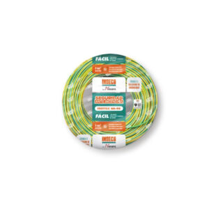 CABLE ELECTRICO 750V LIBRE HALOGENO 4MM2 AMAR/VERDE FREETOX-PC NH90 INDECO