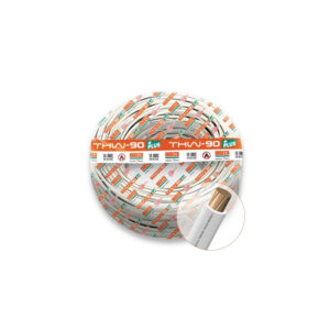 CABLE ELECTRICO ESTRIADO 750V PVC 14AWG BLANCO THW-90 + PLUS INDECO