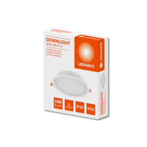 DOWNLIGHT LED CIRCULAR 30W 100-277V 6500K IP40 EMPOTRABLE 3400LM DIM LEDVANCE